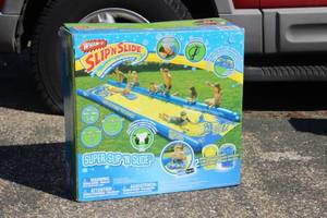 Large Backyard Slip And Slide