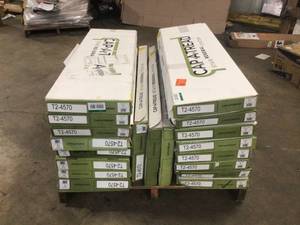 lot 1 image: Pallet of 19 Boxes of Java Scraped Oak 47 in. L x 12-18 in. W x 2-316 in. T Laminate to Cover Stairs 1-18 in. to 1-34 in. T by Cap A Tread Customer Returns See Terms on Auction