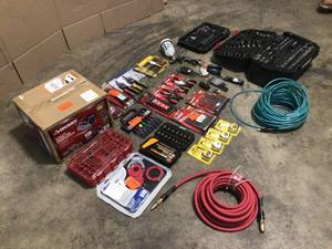 lot 8 image: Lot of Mixed Hand Tools and Hardware Customer Returns See Terms on Auction