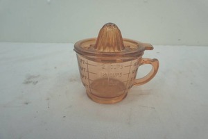 vintage measuring cup, juicer