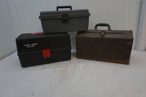 tackle boxes