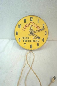 land o lakes clock