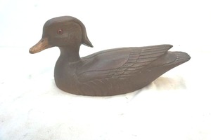 Hand carved duck