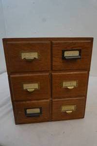 index card cabinet