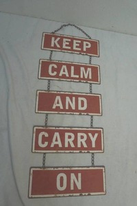 metal sign