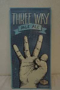 Beer sign tin
