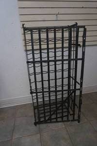vintage french rigidex wine rack