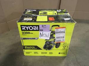 2300 PSI 1.2 GPM High Performance Electric Pressure Washer with 12 in. Surface Cleaner by RYOBI Customer Returns See Terms on Auction