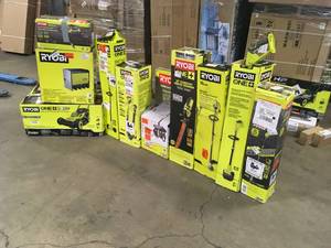 Lot of Mixed Assorted Lawn care Items Customer Returns See Terms on Auction