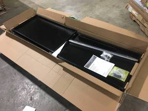 Husky Ready-to-Assemble 24-Gauge Steel Garage Gear Cabinet in Black (36 in. W x 72 in. H x 24 in. D) Customer Returns See Terms on Auction