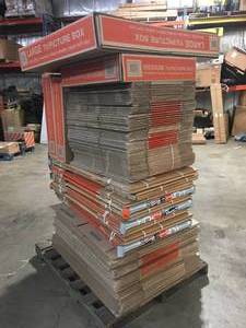 Pallet of Moving Storage Boxes Customer Returns See Terms on Auction