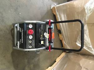 Husky 4.5 Gal. Portable Electric-Powered Silent Air Compressor Customer Returns See Terms on Auction