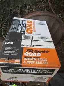 Case of Cedar caulking...