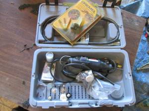 Dremel in case with accessories...