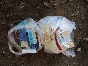 2 bags of pill cases...