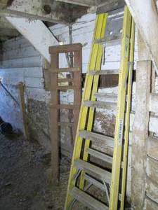 8ft Keller Fiberglass ladder...