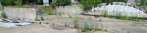 Large barn archway with tin, misc b...