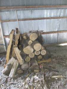 Firewood and wooden pallets (see ph...