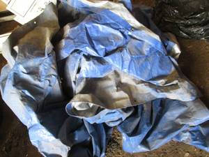 2 large tarps (see photos )...