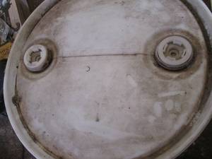 Plastic 50 gal barrel...