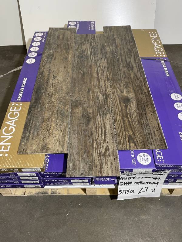 360 SF of Premium Easy Install LVP Flooring - Wyndmere Pine