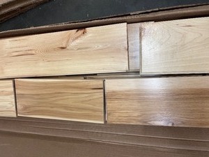 75 Sq Ft 34 x 5 Solid  Cabin Hickory Natural