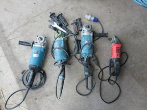 MULTIPLE GRINDERS BY MAKITA AND HOOJUN