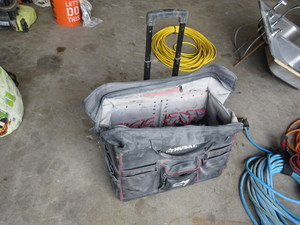 LARGE, HUSKY, HEAVY DUTY,  ROLLING TOOL BAG