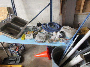 DOUBLE STAINLESS SINK, PLUMBING ACCESSORIES AND PVC FITTINGS