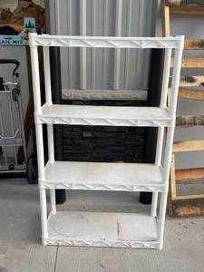 lot 29 image: Plastic Shelving Unit