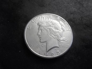 1923 S Peace Silver Dollar