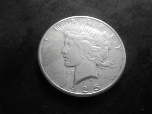 1925 S Peace Silver Dollar
