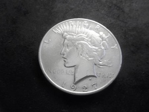 1927 D Peace Silver Dollar