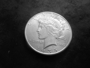 1935 S Peace Silver Dollar