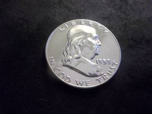 1959 Franklin Proof Half Dollar