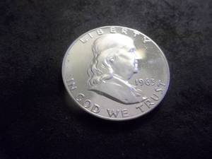 1963 Franklin Proof Half Dollar