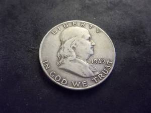 1949 D Franklin Half Dollar
