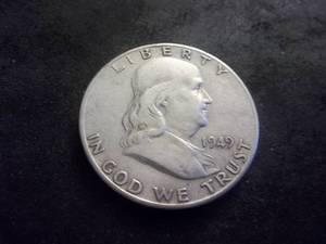 1949 S Franklin Half Dollar