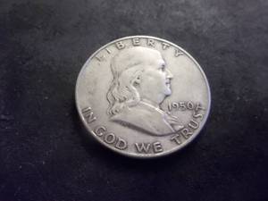 1950 D Franklin Half Dollar