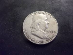 1952 D Franklin Half Dollar