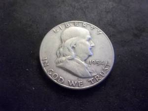 1954 S Franklin Half Dollar