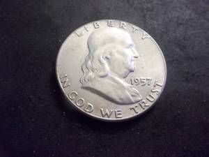 1957 Franklin Half Dollar