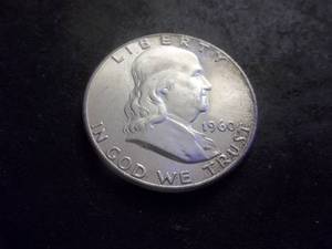 1960 Franklin Half Dollar