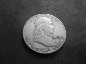 1960 D Franklin Half Dollar
