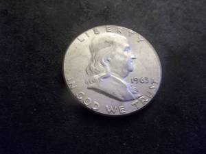 1963 Franklin Half Dollar