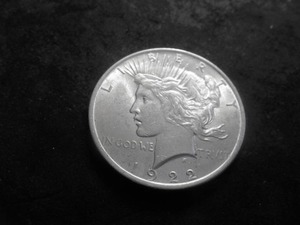 1922 D Morgan Silver Dollar