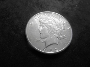 1922 S Peace Silver Dollar