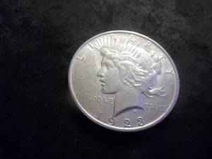 1923 D Peace Silver Dollar