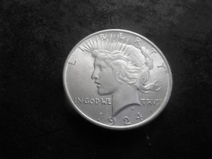 1924 Peace Silver Dollar