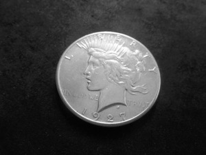 1927 Peace Silver Dollar